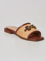 Flat Trama Natural Camel