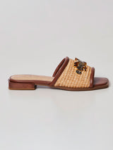 Flat Trama Natural Camel
