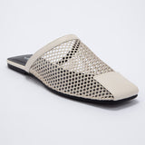Mule Feminino Tela - Off White