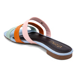 Sandália Rasteira Três Tiras  Alecrim