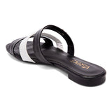 Sandália Rasteira Três Tiras Preto