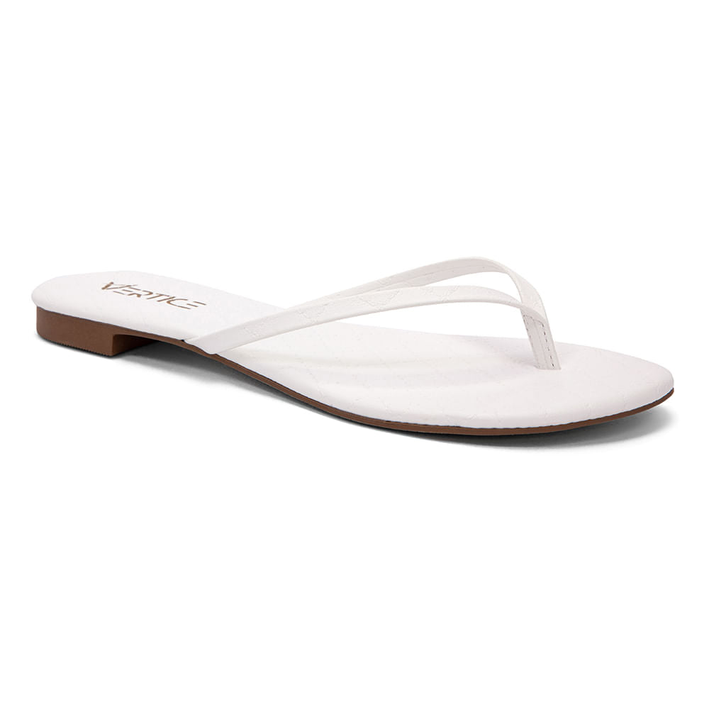 Sandália Rasteira  Flat Slim Branco