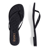 Sandália Rasteira  Flat Slim Preto