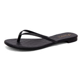 Sandália Rasteira  Flat Slim Preto