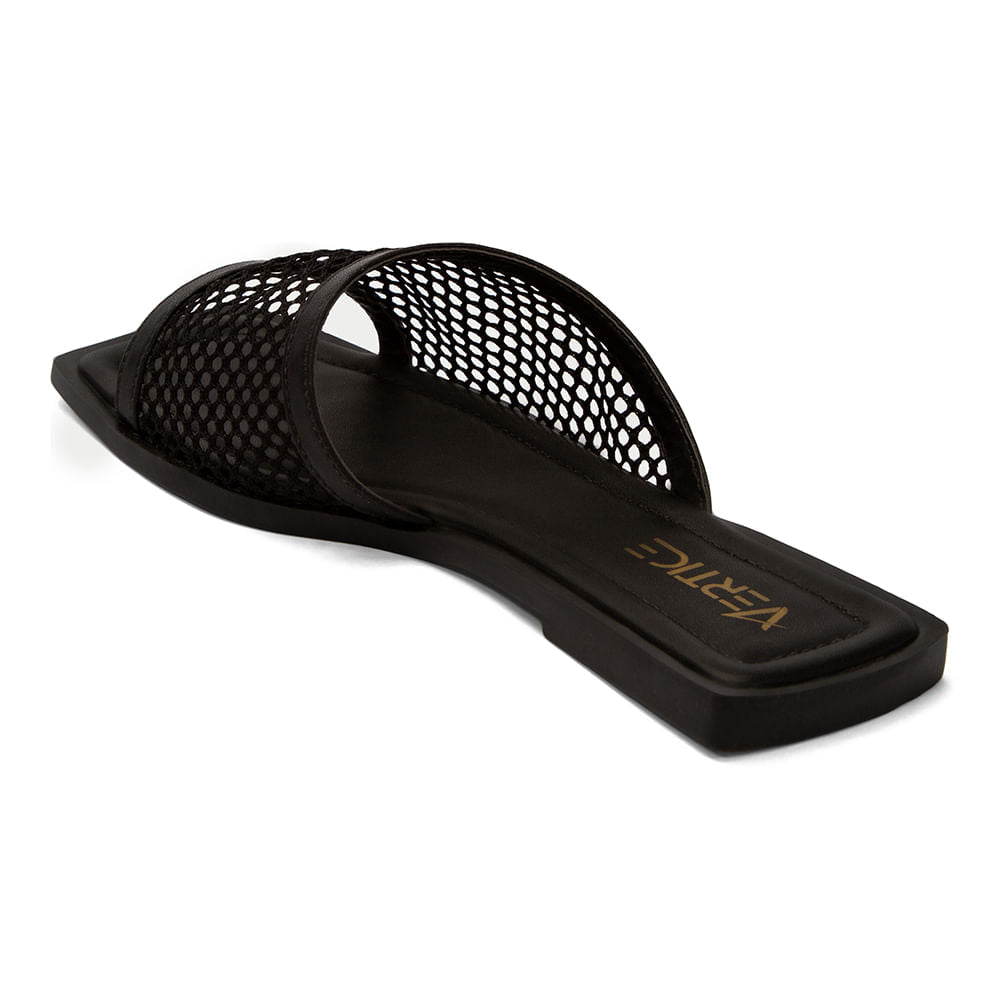Rasteira Conforto Tela Preto