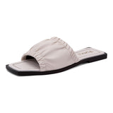 Sandália Rasteira Flat Comfort  Offwhite