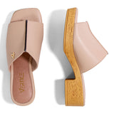Mule Clog Comfort Amêndoa