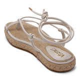Sandália Espadrille Flatform Corda OffWhite