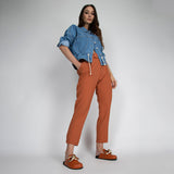Mule Clog Corrente  Terracota
