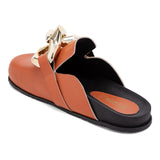 Mule Clog Corrente  Terracota