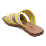 Sandália Rasteira Slide  Natural