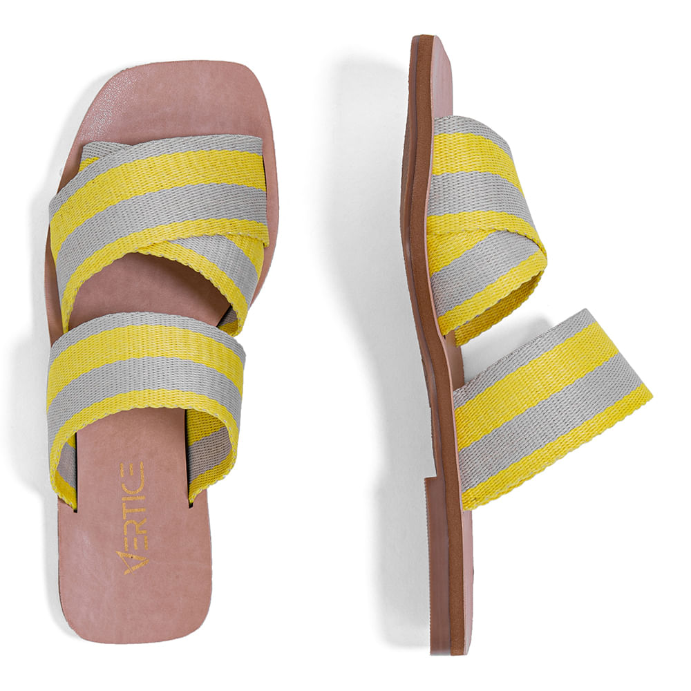 Sandália Rasteira Slide  Natural