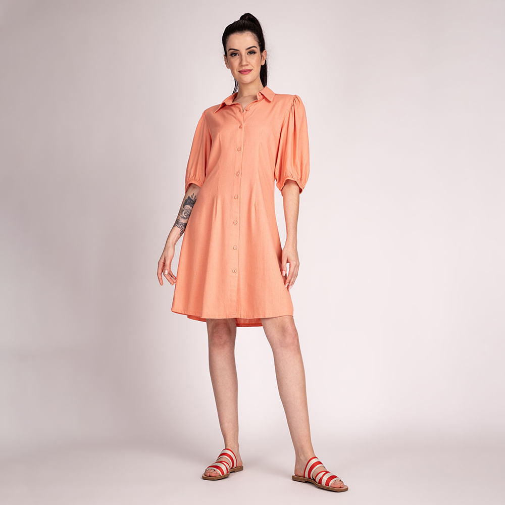 Sandália Rasteira Slide  Orange