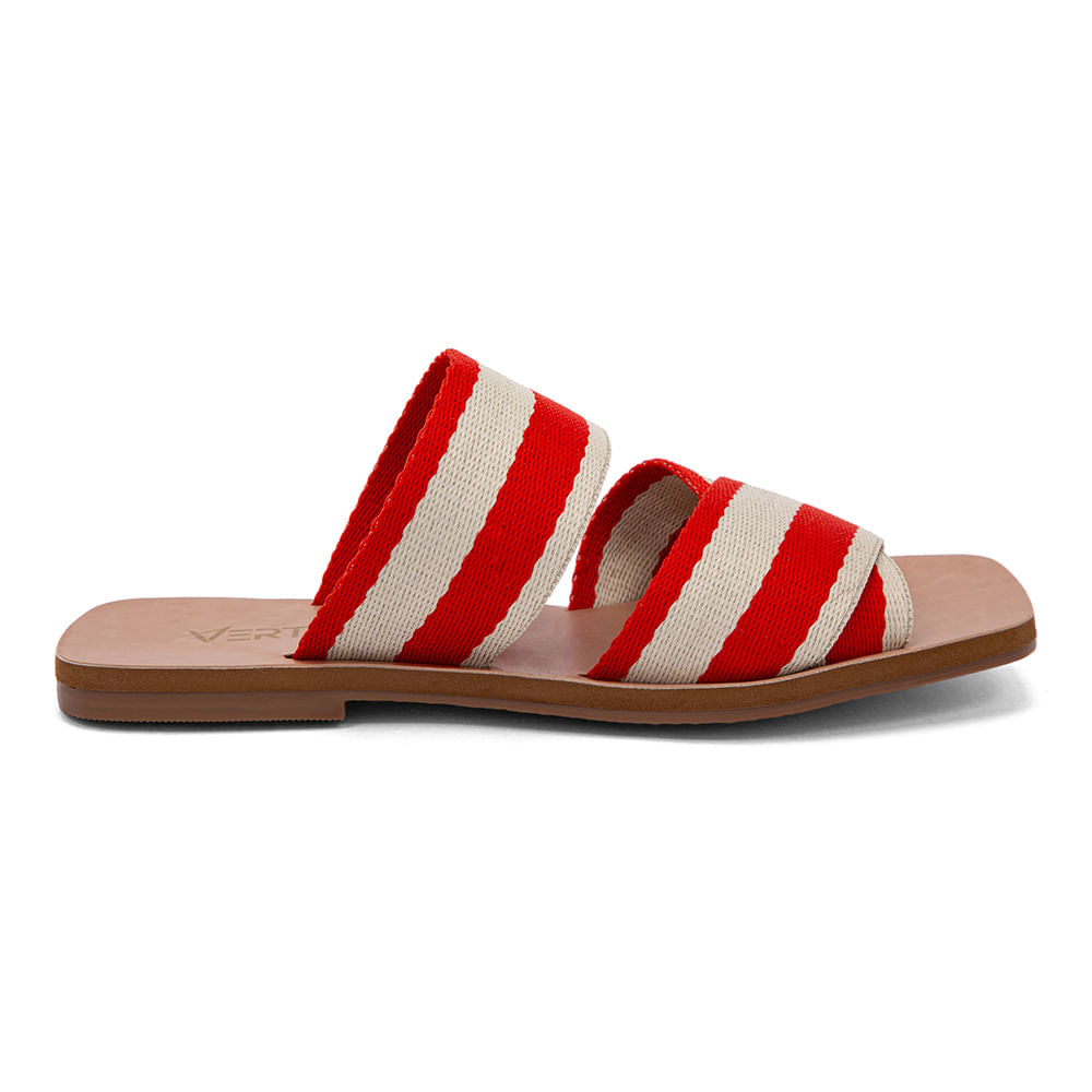 Sandália Rasteira Slide  Orange