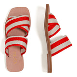 Sandália Rasteira Slide  Orange