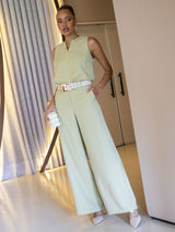 Conjunto Liso Calça e Regata Verde