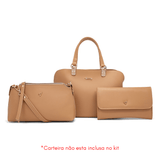 Kit Bolsa P Duas Peças Removível Nude