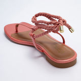 Rasteira Feminina Corda - Rose