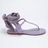 Rasteira Feminina Amarração Tornozelo - Lavanda