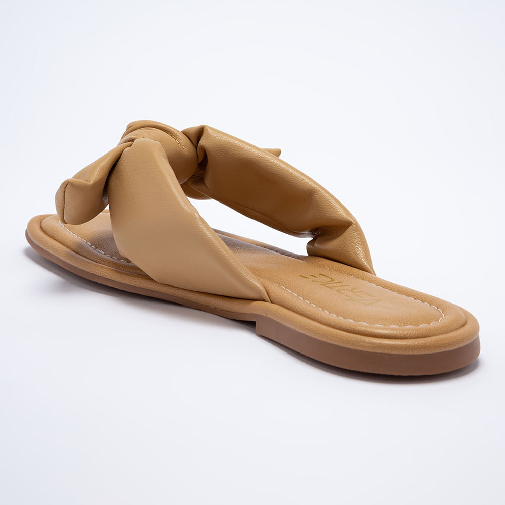 Rasteira Feminna Tira Soft Nude