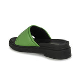 Sandália Papete Slide Puffy Verde