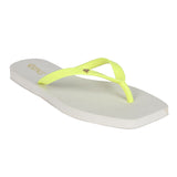 Chinelo Tira Lisa   Lima/offwhite