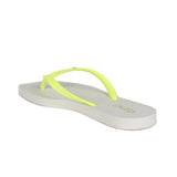 Chinelo Tira Lisa   Lima/offwhite
