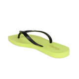 Chinelo Tira Lisa  Preto/lima