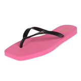 Chinelo Tira Lisa Preto\pink