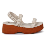 Papete Feminina Plataform Comfy  Offwhite