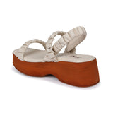 Papete Feminina Plataform Comfy  Offwhite