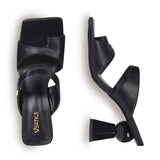 Mule Feminino Salto Médio  Preto