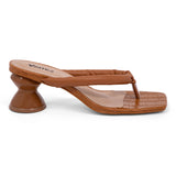 Mule Feminino Tiras Soft  Marrom