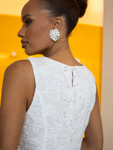 Conjunto Laise Regata e Saia Offwhite