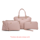 Kit Bolsa P Duas Peças Removível Rosado