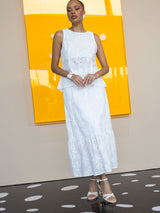 Conjunto Laise Regata e Saia Offwhite