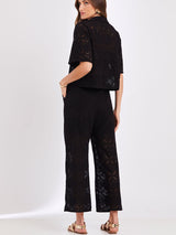 Camisa Renda Floranza Preto