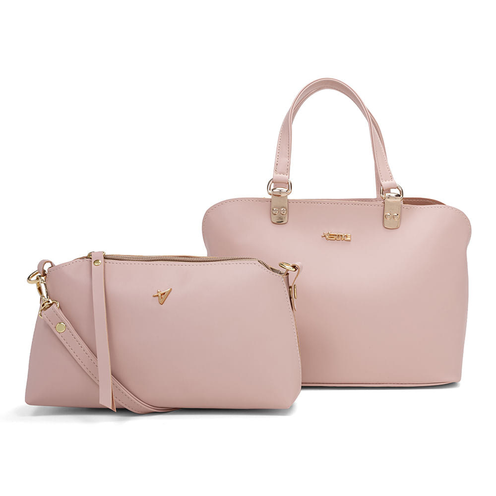 Kit Bolsa P Duas Peças Removível Rosado
