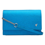 Bolsa Carteira Alça Corrente Azul