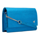 Bolsa Carteira Alça Corrente Azul