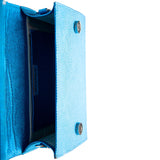 Bolsa Carteira Alça Corrente Azul