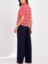 Camisa Laise Algodão Vermelho