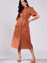 Chemise Utilitario Alfaiataria Areia Mocha Mousse