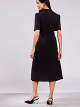 Chemise Utilitario Alfaiataria Preto