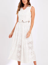 Colete Renda Floranza Offwhite