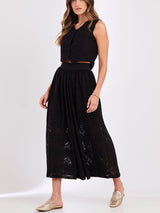 Colete Renda Floranza Preto