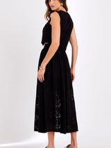Colete Renda Floranza Preto