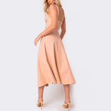 Cropped Feminino Decote Coração - Nude