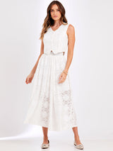 Saia Renda Floranza Offwhite