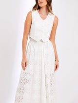 Saia Renda Floranza Offwhite